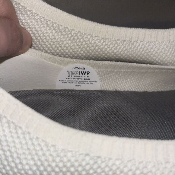 Allbirds Tree Breezer Point Shoes Womens 9 Natural White Slip On Ballet … - Picture 4 of 7